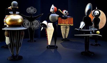Oskar Schlemmer, Figurinen zum Triadischen Ballett, 1922
